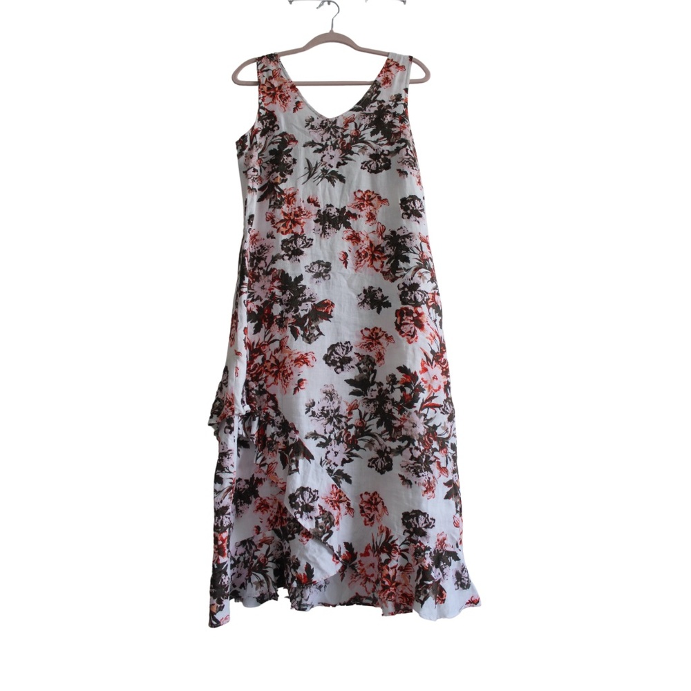 39. 🤍 Lord & Taylor Linen Dress, Floral